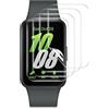 Pnakqil Pellicola Protettiva per Samsung Galaxy Fit 3 Protezione Schermo | 4 Pezzi Film TPU Ultra Flessibile, Antibolle, Pellicola Trasparenza HD Anti-Graffio, Copertura Totale per Samsung Galaxy Fit3