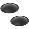 WEB world electronic business Set 2 pezzi - Cupola Copripolvere per Altoparlante Diametro 160 Dust Cap per Riparazione Subwoofer e Woofer - Nero