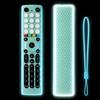 Avtbeisty Custodia protettiva in silicone adatta solo per telecomando Hisense Smart Vidaa TV originale EN2J36H EN2F36H ERF2S36H EN2D36H ERF2N36H, custodia antiurto e antiscivolo