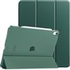 TiMOVO Cover per iPad Air 13 Pollici (M4/M3/M2), Verde Scuro | Custodia Sottile Con Supporto, Supporta Touch ID, Auto Sveglia/Sonno, Retro Traslucido
