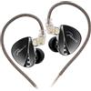 CCA Polaris - Cuffie intrauricolari regolabili a 4 toni, auricolari dinamici IEM a doppio driver, auricolari stereo HiFi da gaming con cavo staccabile a 2 pin