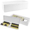 WPPQWP Scatola di conservazione batterie, scatola batterie per 115 batterie AA AAA a bottone, organizer batterie con tester, protegge e organizza le batterie
