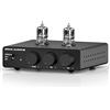 Douk Audio Tubi Phono Preamplificatore: HiFi Preamp MM Sub Out (H5) | Con filtro passa-basso, suono analogico caldo: tubi elettronici GE-4BZ6 con tensione anodo da 180 V per voci