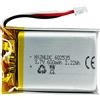 HXJNLDC DC 3,7 V 600 mAh 602535 Sostituzione batteria per Logitech MX Master 2 MX Master 2s MX Master 3 MX Master 3s MX Anywhere 2 MX Anywhere 2S MX Anywhere 3 MX Anywhere 3s MX ERGO Mouse Wireless AHB572535