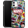DeinDesign Cover in silicone premium compatibile con Apple iPhone 12 custodia del telefono cellulare nero cover Marvel Fumetto Motivo
