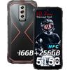 DOOGEENEXT Blade 10 Pro 4G - Telefono infrangibile, 5150 mAh, 30 GB, 256 GB, 6,56 | Corpo ultrasottile 10,7 mm, 50 MP+8 MP, UNISOC T7200, triplo slot, NFC, Widevine L1. Ideale per streaming