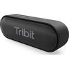 Tribit XSound Go Cassa Bluetooth Portatile, 16 W, 24 ore | bassi intensi, IPX7 impermeabile, wireless, BT 5.3, EQ, TWS, microfono integrato, esterni, campeggio, spiaggia, viaggi, nero