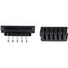 ZLiT Un paio di connettori di scarico della scatola di alimentazione della batteria a 5 pin maschio femmina adatti per Hailong Pro Battery Case Plug Parts (hailong pro 5 pin)