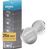 ABSINA batteria a bottone CR927 al litio 3 V - CR 927 | Confezione da 25 pile CR 927 da 3 V anti-perdita e lunga durata - Per orologi, luci LED e altro