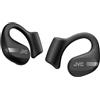 JVC Nearphones HA-NP50T-B, Auricolari wireless open-ear a conduzione d'aria. Suono chiaro e bassi profondi, il sistema Active Noise Reduction riduce il rumore ambientale durante le chiamate, Nero