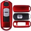 mt key Caso copri chiave per auto Mazda 2 3 6 CX-3 CX-5 MX-5 Tasto Smartkey 2/3 / Colore: rosso metallizzato