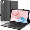 FOGARI Tastiera con touchpad per Honor Pad 10 12.1 2024 | Custodia per Honor Pad 10 con tastiera in spagnolo Ñ rimovibile con trackpad per tablet Honor Pad 10 12,1, nero