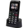 Olympia Bella+ - Cellulare per anziani senza contratto, con tasti grandi e stazione di ricarica, smartphone per anziani 4G, con fotocamera, pulsante SOS, Bluetooth, radio e display LCD a colori da