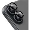 Locofun Pellicola Copri Fotocamera per iPhone 17, Cerchietti Fotocamera, 9H Vetro Temperato Cover Anello Individuale in Metallo, HD Chiaro, (Nero)