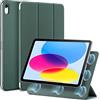 ESR Cover per iPad A16, iPad di 11a/10a Gen (2025/2022), Verde | Custodia Leggera e Liscia, Aggancio Magnetica, Supporto a 2 Posizioni, Automatica Attivazione/Standby, Serie Rebound
