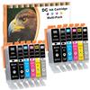 D&C 12x Cartucce Compatibile con Canon PGI-550 XL CLI-551 XL per Canon Pixma MG6450 MG6650 MG7100 MG7150 MG7550 MX925 iP7200 iP7250 MG5400 Series MG5450 MG5550 MG5650 MG5655 MX725 MX920 iP8750