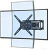 WHYFONE Supporto TV Parete con Braccio Girevole ed Estendibile di 655mm | 180° Rotazione Supporto TV Monitor per LCD/LED da 13 a 50 Pollici fino a 35kg, Max VESA 300x300mm