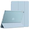 JETech Custodia per iPad Pro 10,5 2017, iPad Air 3ª Gen 2019, Blu Chiaro | Cover Retro Traslucido Sottile, Supporto Tri-Pieghevole, Auto Svegliati/Sonno