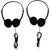 ANGGREK Cuffie Over Ear per Bambini, Cavo 1.2m, Jack 3.5mm, 10 Pezzi | Struttura in ABS con spugna, Driver da 30mm, Comode per l'aula scolastica, Connettore universale Jack 3.5mm