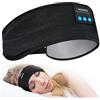 Voerou Cuffie per dormire, fascia sportiva Bluetooth V5.4 regolabile, oltre 12 ore di riproduzione Cuffie per dormire con altoparlanti Hi-Fi HD integrati, perfette per dormire, sport, viaggi, tennis