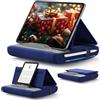 JSAUX Supporto Tablet, Cuscino Supporto per Cuscino per Divano Letto Compatibile con iPad Pro 11 10.5 9.7 10.2 Air Mini, Kindle, tablet, Galaxy Tab, iPhone e altri dispositivi da 4-11 - Blu marino