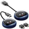 WELUSOPU Wireless HDMI Transmitter and Receiver, 2026 Upgraded LED Display, 4K Decode & 1080P Output, No Lag, Plug&Play HDMI Sans Kit Presentation Video to HDTV Projector Box from PC Laptop Camera