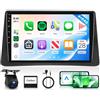 Rimoody 4G+64G Android Autoradio per Opel Mokka 1 2012-2016/Buick Encore 2013-2015 9 Schermo IPS Carplay Android Auto Senza Fili FM/RDS/EQ WiFi Navi GPS Bluetooth Comandi al Volante Retrocamera