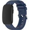 GIOPUEY Cinturini Compatibile con Garmin CIRQA Band, Morbido Silicone Cinturino [Resistente all'Usura] [Traspirante] - A-Darkblue