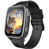 GiDaCom Orologio per Bambini con Pulsante SOS, Videochiamata HD, Modalità Scuola, Posizionamento LBS+WIFI, Schermo da 1,83 pollici, Smartwatch 4G CON SIM (Nero)