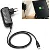 FinalCool Alimentatore USB-C 5V 3A per Rasp-berry Pi 3 4 4B, Cavo Fisso 1m | Design Compatto Senza Interruttore, Adatto Anche a DVD Portatili e Schermi LED, non Compatibile con Rasp-berry Pi 5
