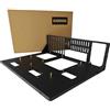 ALAMENGDA AL02 Open Frame Computer case DIY PC banco di prova per E-ATX M-Board | Il design aperto per la dissipazione del calore supporta l'alimentazione ATX compatibile con l'installazione di test hardware