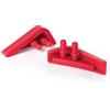 Noctua NA-SAVP3 chromax.red, Cuscinetti Antivibrazione per Ventole 16 pz | Design Ventole Noctua Circolari 140mm, Set per 2 Ventole Guarnizione Estetica Colorata in Silicone Riduce Vibrazioni e Rumore