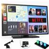 LAMTTO Carplay Wireless Schermo per Auto con Net-flix Youtube 9 Pollici AppIe CarPlay e Android Auto,Autoradio Senza Fili Stereo Car Play Display con Bluetooth/Navigazione/Assistente Vocale/OTA/FM/AUX