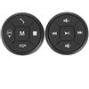 Uxsiya Pulsante di Controllo del Volante Bluetooth Leggero Volume Radio Resistente Universale Senza Fili con Custodia in Silicone