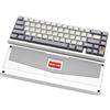 CutiePcs WOBKEY Zen 65, tastiera meccanica a sgancio rapido, alloggiamento in alluminio CNC, hot-swappable, Tri-Mode (BT/2,4G/USB-C), illuminazione RGB, QMK/VIA, adatta per Mac e Windows (argento lite
