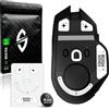SensoryBoost Rush Glides (1 set) - compatibile con Razer Basilisk V3 PRO | VETRO - Pattini per mouse: scorrimento ultrarapido e diretto, bordi arrotondati - Non adatti ai mousepad in vetro