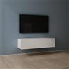 Mai & Mai Mobile TV 120x40,2x30cm, Bianco opaco | Mobile TV per Televisore, Armadietto per TV Basso Soft-close con Ante per Soggiorno, Camera da Letto Fernsehschrank02