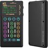 XUMIUZIY Cambia Voce Portatile, Modulatore Vocale Bluetooth con 8 Effetti Sonori con 6 modalità di Riverbero e Luce RGB, per PC, Telefono, Tablet, Giochi, Streaming Live
