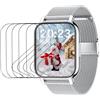 Renwox 5pcs pellicola idrogel per Popglory 1.85 | Orologio intelligente Flessibile HD Clear Pellicola Protettiva Schermo TPU Ultra Sottile, Touch Sensibile, Senza bolle