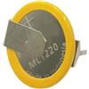 Generic Batteria a bottone ML1220 3V con perno di saldatura, ML1220 piede 12 | Pin della saldatura della linguetta della lega per saldatura del metallo con il Pin di scarico basso per gli apparecchi