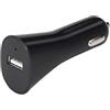 TooQ TQCC-1501 - Caricabatteria da auto USB (5V - 1 A, 5 W), certificazione CE e RoHS, per dispositivi USB, (DC 12-24V), colore nero