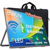 EVICIV 23.8 Pollici QLED Monitor Portatile Wireless con 10000mAh Batteria | 145% sRGB 1080P 2000:1 Display Mobile Schermo IPS FHD con Custodia/Tastiera per per PC/Laptop/Phone/Console/AirPlay/Miracast