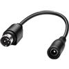 Alide Cavo corto di alimentazione CC da 20 cm a 3 pin DIN a 5,5 x 2,1 mm per sistemi di telecamere CCTV, adattatori per caricabatterie, stampanti, DVR, nucleo in rame 12 V 20 AWG