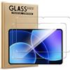 WFTE [2-Pezzi Vetro Temperato per Xiaomi Pad 8/8 Pro//Poco Pad X1 Pellicola Protettiva [Durezza 9H][ Anti graffio][Anti-Impronte][Senza Bolle] Pellicola Protettiva per Xiaomi Pad 8/Xiaomi Pad 8 Pro