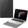 FINTIE Custodia per 16 Samsung Galaxy Book 5/4/3 Pro 360 & Book 4 Edge | Portfolio Business Cover con Tasca, Nero
