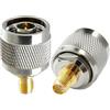 ACONRFTOL Confezione da 2 Pezzi Adattatore da N Maschio a SMA Femmina Tipo N Connettore Coassiale RF per Cavo di Estensione Antenna WiFi CCTV
