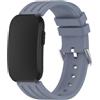 GIOPUEY Cinturini Compatibile con Garmin CIRQA Band, Morbido Silicone Cinturino [Resistente all'Usura] [Traspirante] - A-GrayBlue