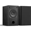 WMQ Coppia di altoparlanti passivi da scaffale, 30 W x 2, altoparlanti Hi-Fi stereo con driver full-range da 4 e montaggio a parete integrato, contenitore in legno MDF, ideale per giradischi