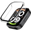 Lemxiee Cover per Xiaomi Redmi Watch 6 Active Case con Pellicola Vetro Temperato