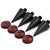 PrecisionGeek M6 alluminio anodizzato nero/rosso Spike/Cono absorber per altoparlanti vite + piedino - 4 pz EDIZIONE LIMITATA